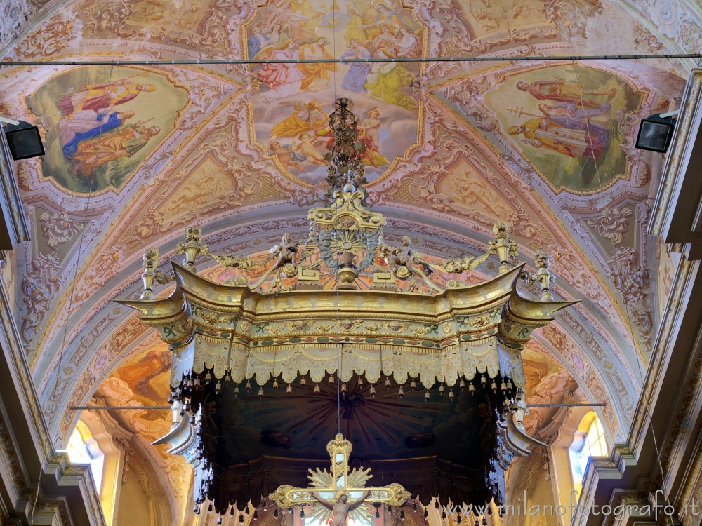 Carpignano Sesia (Novara) - Baldacchino della Chiesa di Santa Maria Assunta